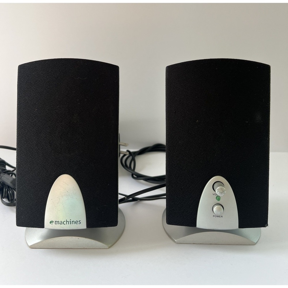 eMachines Desktop Computer Speakers System Model SP-30A No Power Supply